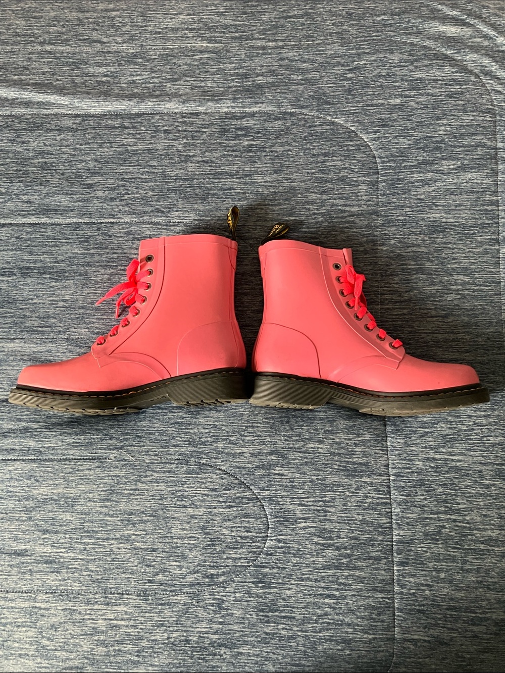 Pink Dr Marten rainboots - Picture 3 of 6
